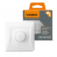 Диммер (регулятор яркости) 600w белый Videx Binera 